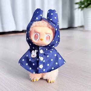 Cute Labubu Raincoat - doll not included